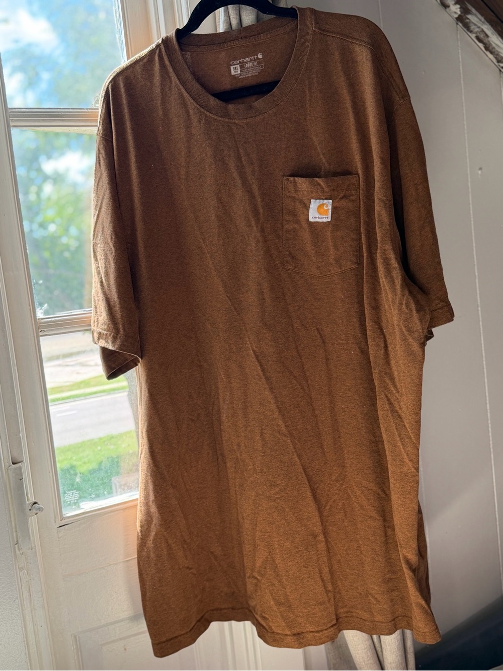 Carhartt Men’s Brown Short-Sleeve Pocket T-Shirt
